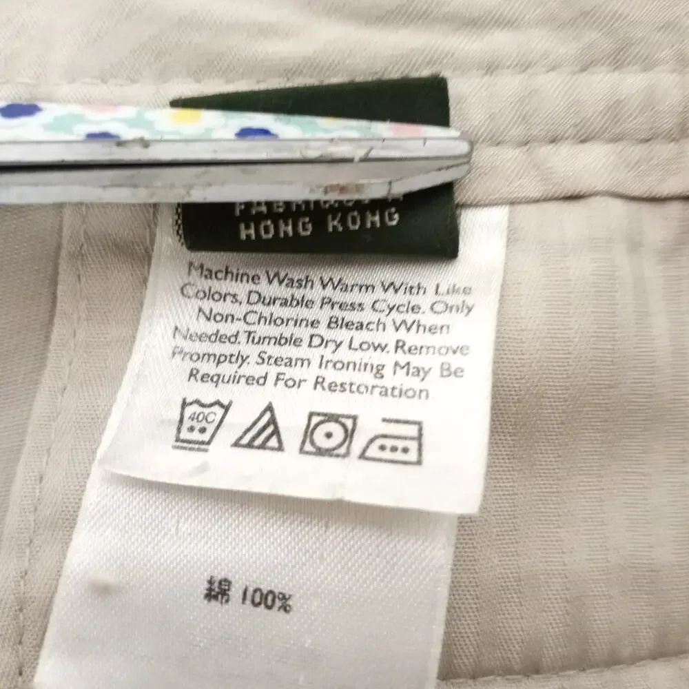 EDDIE BAUER Women's Khaki Chino Pants  12. NWOT